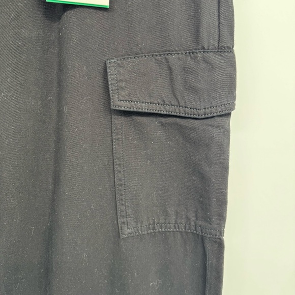 DL1961 Zoie Wide-Leg Relaxed Vintage Black Cargo Y2K Inspired Jeans Size 26 NWT - Picture 8 of 9